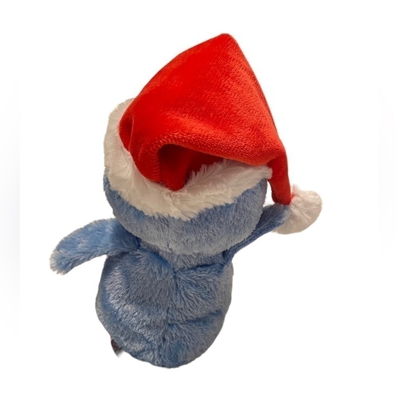 TY Beanie Boos FAIRBANKS the 7" Plush Blue Penguin Santa Hat Retired Solid Eyes - Picture 5 of 10